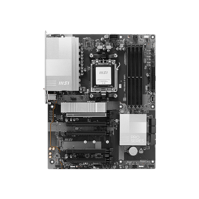 Tarjeta Madre MSI PRO B840-P WIFI, AMD AM5, DDR5, ATX, Wi-Fi 6E, Bluetooth, HDMI/DP – PRO B840-P WIFI