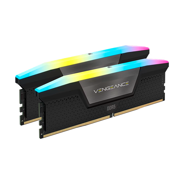 Memoria RAM Corsair Vengeance RGB 48 GB (2×24 GB), DDR5, 7000 MHz CL40 Negra – CMH48GX5M2B7000C40