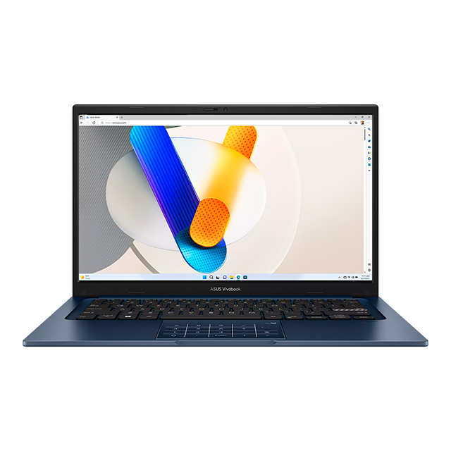 Laptop ASUS Vivobook 14 X1404VA, Intel Core i5-1334U, 12GB RAM, 256GB SSD, 14" FHD, Windows 11 Home, Quiet Blue – X1404VA-I512256
