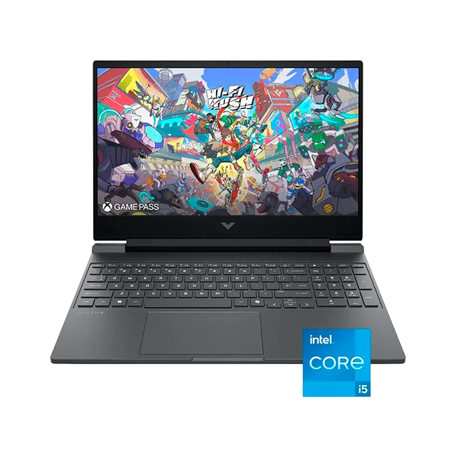 Laptop Gamer HP Victus, Intel Core i5 13420H, GeForce RTX 3050 6GB, 8GB, 512GB SSD, 15.6" FHD 144Hz, Windows 11 Home, Inglés, Mica Silver – 15-fa2013d
