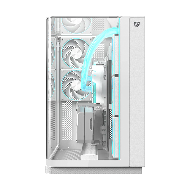 Gabinete Gamer Balam Rush Tank Expert Curve 7800 – Media Torre ATX, Cristal Templado Curvo, USB-C ARGB Blanco – BR-941563