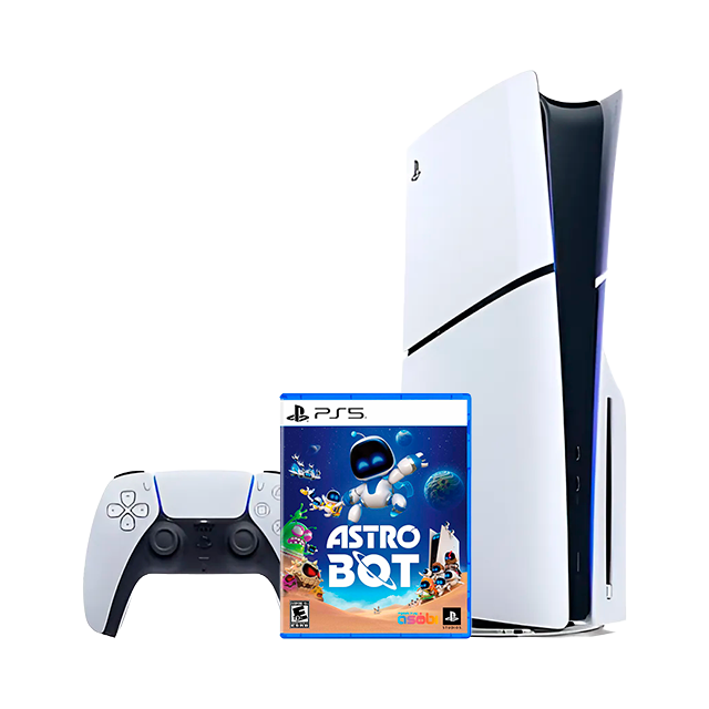 Consola PlayStation 5 Slim con Unidad de Disco, 1TB, Bundle Astro Bot