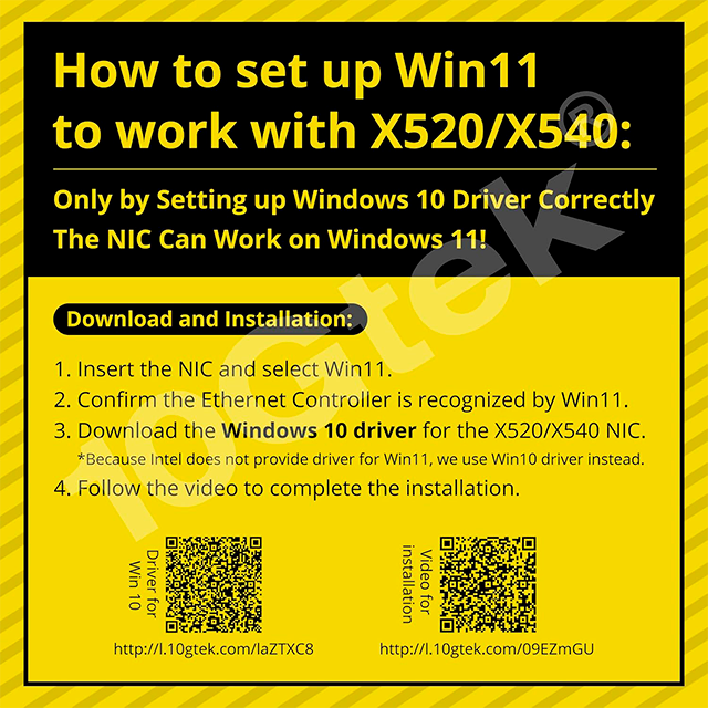 Tarjeta de Red 10GbE PCIe, 2 Puertos RJ45 de Cobre, PCIe x8, Jumbo Frames, VLAN 802.1Q, Low-Profile/Full-Height – NIC-10G-2RJ45-PCIe