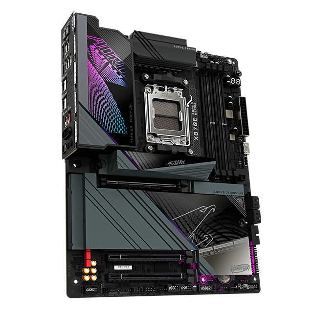 Tarjeta Madre Gigabyte X870E Aorus Master, AMD AM5, DDR5 8200 MHz, ATX, Wi-Fi 7, Bluetooth 5.4 – X870E AORUS MASTER