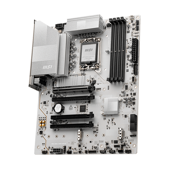 Tarjeta Madre MSI PRO Z890-S WIFI WHITE, Intel LGA 1851, DDR5, ATX, Wi-Fi 7, 2.5G LAN, Thunderbolt 4 – PRO Z890-S WIFI WHITE