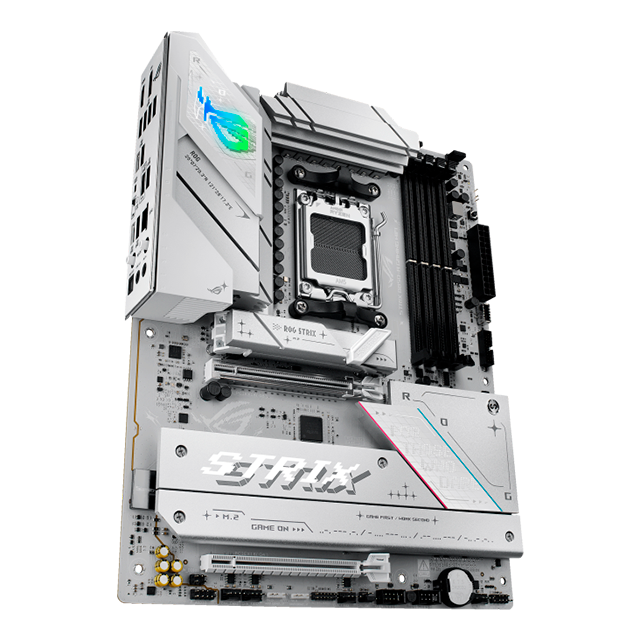 Tarjeta Madre ASUS ROG Strix B850-A Gaming WiFi, AMD AM5, DDR5 8000, ATX, Wi-Fi 7, Bluetooth, Color Blanco – ROG STRIX B850-A GAMING WIFI