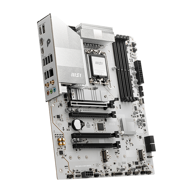 Tarjeta Madre MSI PRO Z890-S WIFI WHITE, Intel LGA 1851, DDR5, ATX, Wi-Fi 7, 2.5G LAN, Thunderbolt 4 – PRO Z890-S WIFI WHITE