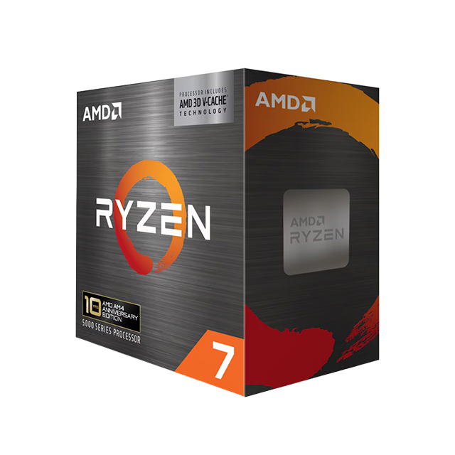 Procesador AMD Ryzen 7 5800X3D Edición 10.º Aniversario, 8 núcleos, 16 hilos, hasta 4.5 GHz, 96 MB caché L3, AMD 3D V-Cache, Socket AM4, 105W, incluye Carbice Ice Pad – 100-100000651POF