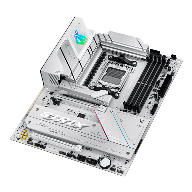 Tarjeta Madre ASUS ROG Strix B850-A Gaming WiFi, AMD AM5, DDR5 8000, ATX, Wi-Fi 7, Bluetooth, Color Blanco – ROG STRIX B850-A GAMING WIFI