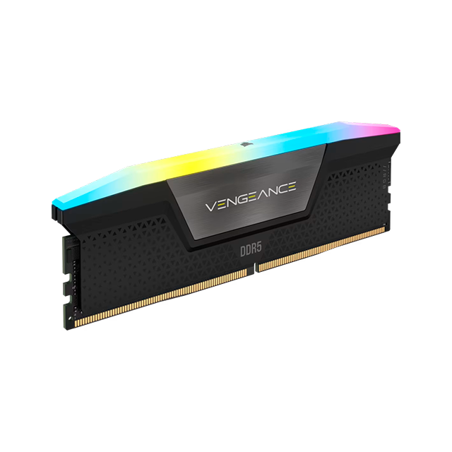 Memoria RAM Corsair Vengeance RGB 48 GB (2×24 GB), DDR5, 7000 MHz CL40 Negra – CMH48GX5M2B7000C40