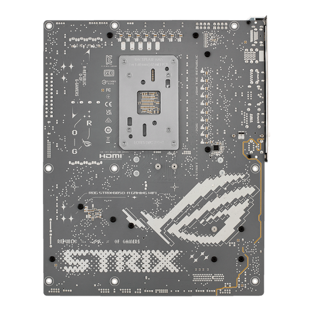 Tarjeta Madre ASUS ROG Strix B850-A Gaming WiFi, AMD AM5, DDR5 8000, ATX, Wi-Fi 7, Bluetooth, Color Blanco – ROG STRIX B850-A GAMING WIFI