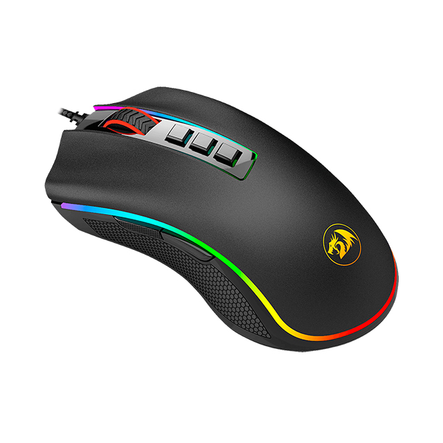 Mouse Gamer Redragon Cobra, RGB, Alámbrico, 10,000 DPI, 8 Botones Progamables, Pixart P3325 óptico -  M711