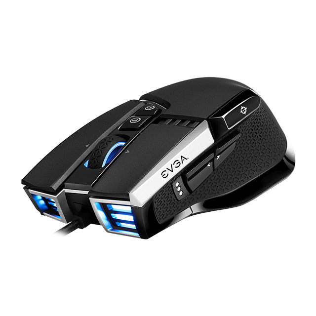 Mouse Gamer EVGA X17, Alámbrico, 16,000 DPI, 10 Botones, Pixart 3389 Optico - 903-W1-17BK-KR