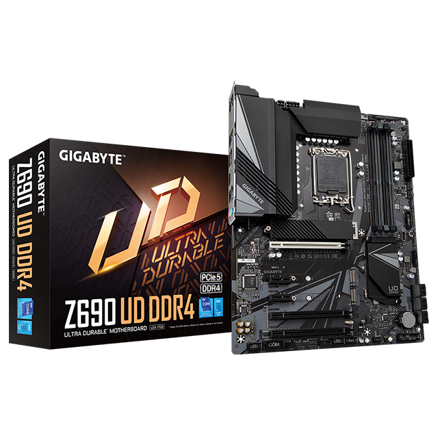 Tarjeta Madre Gigabyte Z690 UD DDR4, 12th Gen Intel, DDR4 5333Mhz OC, ATX, Triple M.2, RGB Fusion