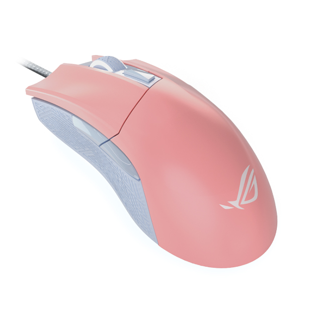 Mouse Asus ROG Gladius ll Origin PNK LTD, Alámbrico, 12000 DPI, 6 Botones, Aura Sync RGB, PMW3360 - P504 ROG GLADIUS II ORIGIN PNK