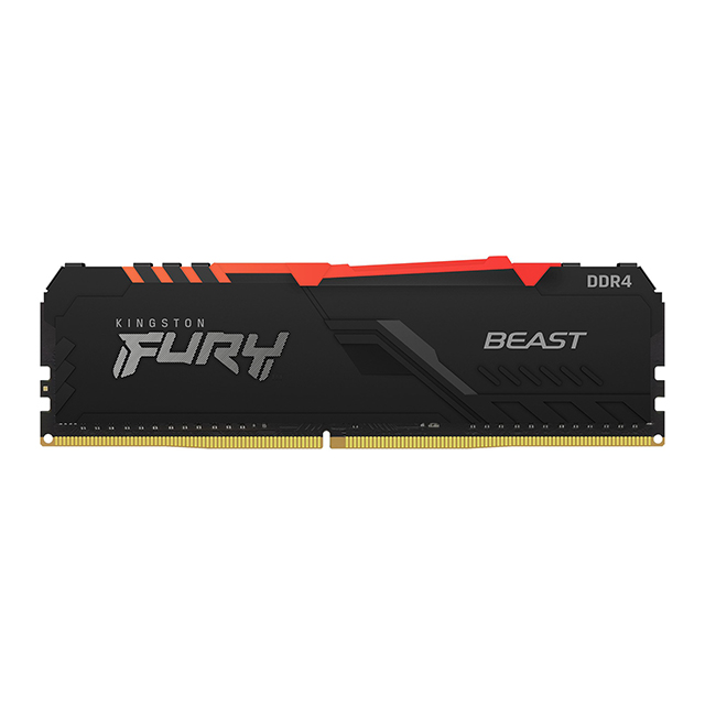 Memoria RAM Kingston Fury Beast RGB 8GB 1x8GB 3200Mhz - KF432C16BBA/8