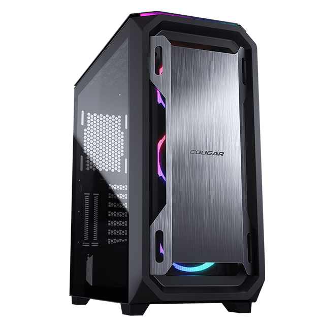 Gabinete Cougar MX670 RGB, Cristal Templado, 3 Ventiladores ARGB, Sporte GPU Vertical, ATX - 385UM60.0001