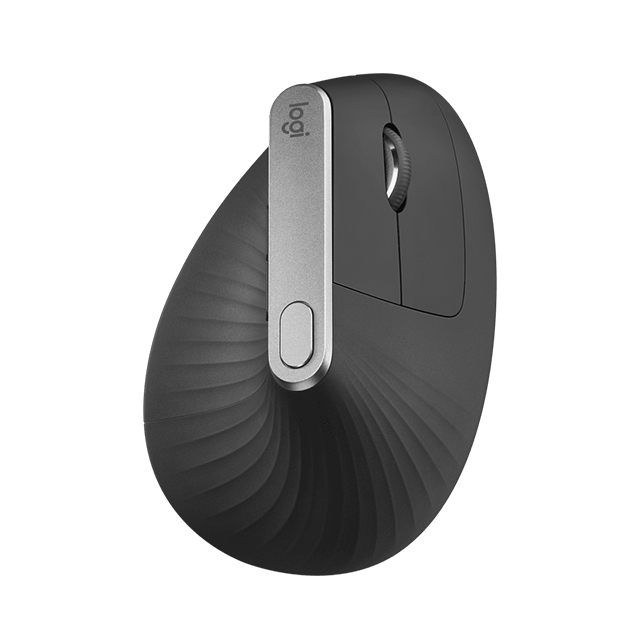 Mouse Ergonomico Logitech MX Vertical, 4 Botones personalizables, USB-C, USB Unifying, Bluetooth - 910-005447