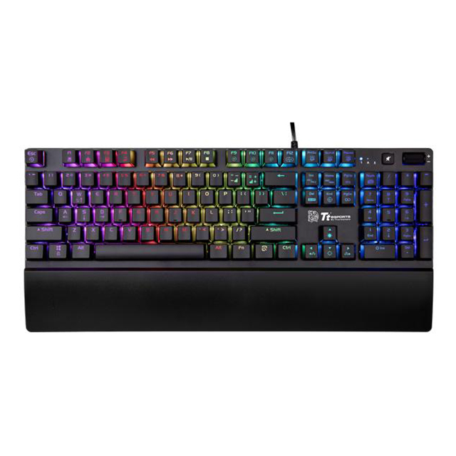 Teclado Thermaltake Esports Challenger Edge Pro RGB, Español - KB-CPR-PLBRSP-01