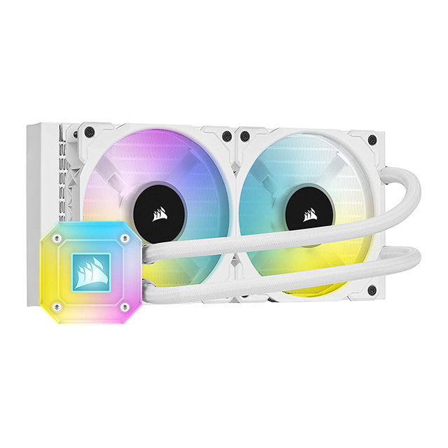 Enfriamiento Liquido Corsair ICue H100i Elite Capellix White RGB 240MM - CW-9060050-WW