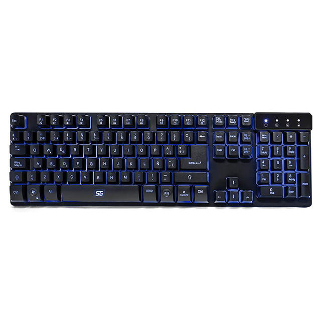 Teclado Gamer Vorago Start The Game KB-502 | Teclas multimedia | 4 Colores