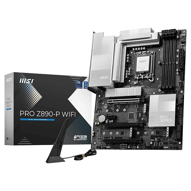 Tarjeta Madre MSI PRO Z890-P WIFI, ATX, 14th Gen Intel, LGA 1851, DDR5 7800MHz, PCIe 5.0, Wi-Fi 7, Bluetooth v5.4 - PRO-Z890-P-WIFI