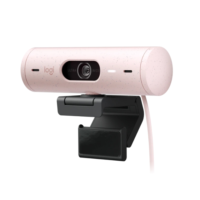 Camara Web Logitech Brio 500 Rosa | 1080P 30 Fps | 720p 60 Fps - 960-001418