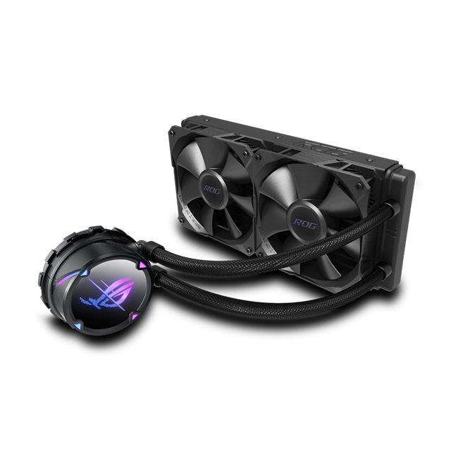 Enfriamiento Liquido Asus ROG Strix LC II 240, 240mm, Aura Sync, Compatible con Socket LGA1700