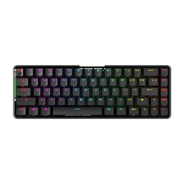 Teclado Mecanico Inalámbrico Asus ROG Falchion NX 65%, Switches ROG NX Blue, 68 Teclas, Aura Sync, Ingles - M6011 ROG FALCHION NX/NXBL/US