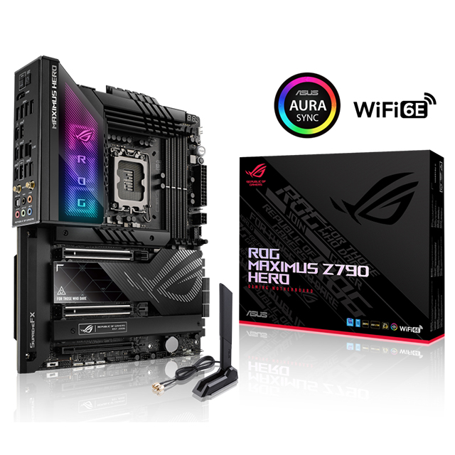 Tarjeta Madre Asus ROG Maximus Z790 Hero, ATX, 12th y 13th Gen Intel, LGA1700, DDR5 7800Mhz OC, x4 M.2, Aura Sync, Wi-Fi 6E, Bluetooth 5.3, Thunderbolt