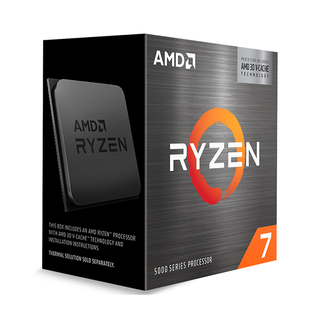 Procesador AMD Ryzen 7 5800X3D, 8 Cores, 16 Threads, 3.4Ghz Base, 4.5Ghz Max, Socket AM4 - 100-100000651WOF