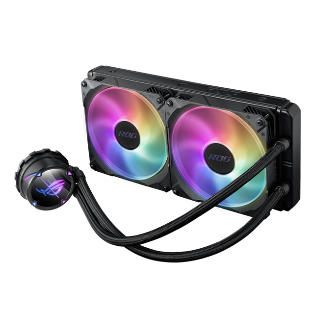 Enfriamiento Liquido Asus ROG Strix LC II 280 ARGB, 280mm, Aura Sync, Compatible con Socket LGA1700