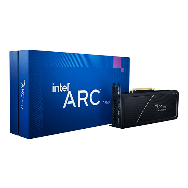 Tarjeta de video Intel Arc A750 Limited Edition 8GB GDDR6, PCI Express 4.0, 256 bit, DirectX 12 Ultimate - 21P02J00BA