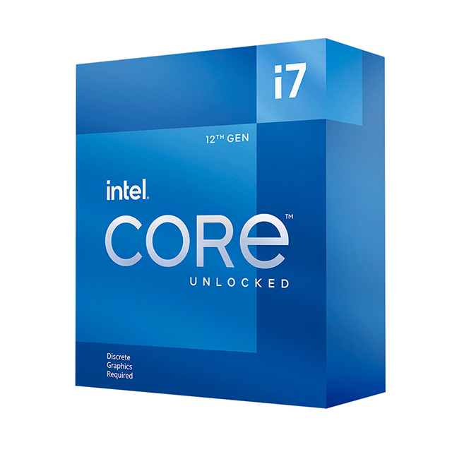 Procesador Intel Core i7-12700, 12ª Gen, 12 Núcleos (8P+4E), 20 Hilos, 4.9GHz Turbo, Socket LGA1700 – BX8071512700
