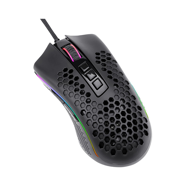 Mouse Gamer Redragon Storm Elite M988-RGB, Alámbrico, 16,000 DPI, 8 Botones Progamables, Pixart 3389 óptico