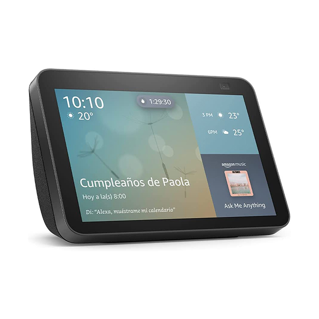 Amazon Echo Show 8 2da Gen | Pantalla Inteligente HD con Alexa | Camara 13 MP | Negro