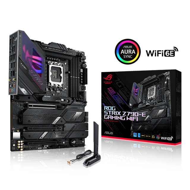 Tarjeta Madre Asus ROG Strix Z790-E Gaming WIFI, ATX, 12th y 13th Gen Intel, LGA1700, DDR5 7800Mhz OC, x4 M.2, Aura Sync, Wi-Fi 6E, Bluetooth 5.3, Thunderbolt