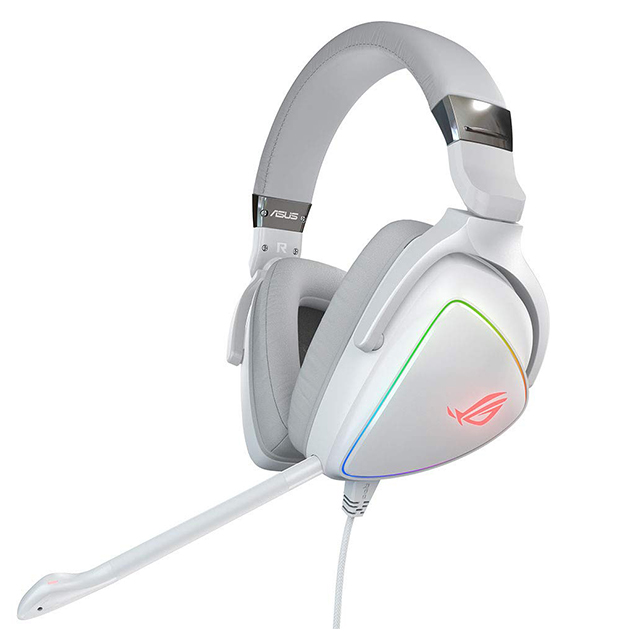 Diadema Asus ROG Delta White, USB, USB-C, PC, MAC, Móviles, PS4, Switch, Alambrico