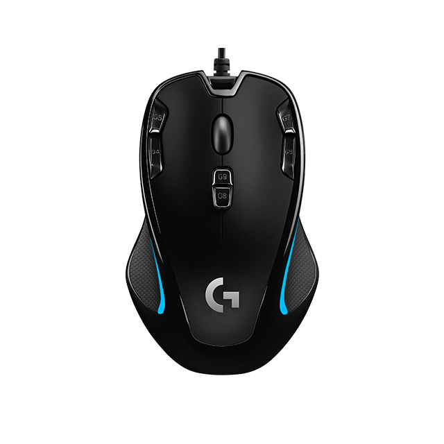 Mouse Logitech G300S Optical Gaming , Alámbrico, 9 Botones programable, Ambidiestro  2,500 DPI - 910-004344