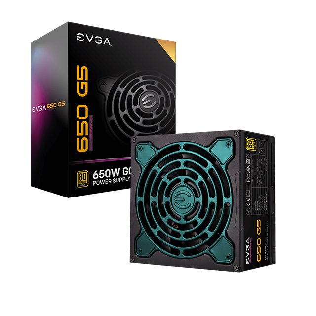 Fuente de Poder EVGA Supernova 650 G5, 650W 80 Plus Gold, Modular - 220-G5-0650-X1