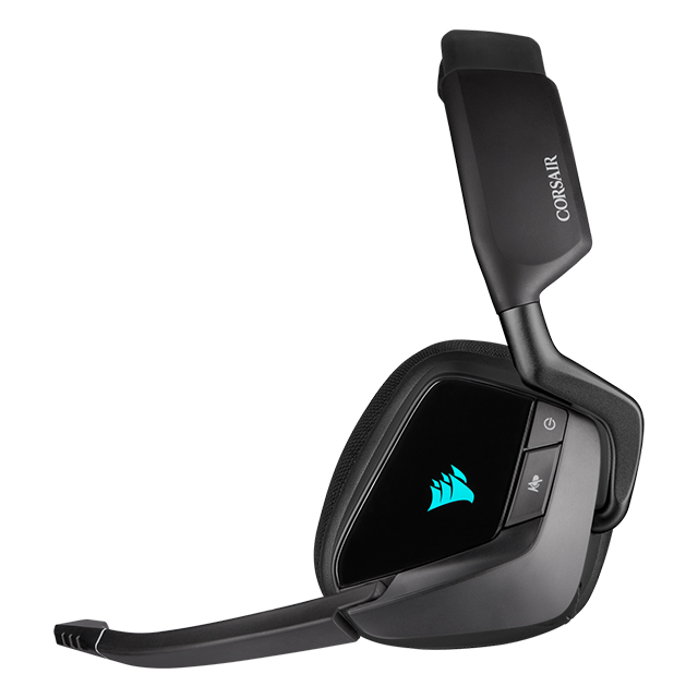 Diadema Corsair Void RGB Elite Wireless, Inalámbrico, USB, PC, Mac, PS5, 7.1 Surround, Carbon - CA-9011201-NA