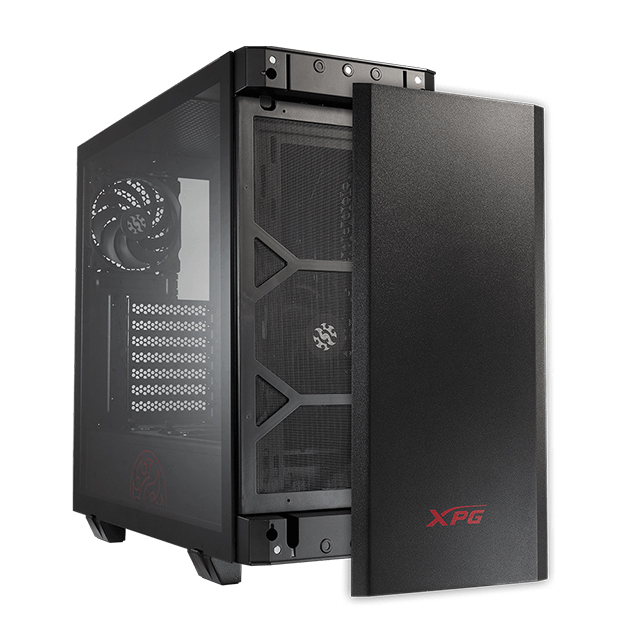 Gabinete XPG Invader Negro, Cristal Templado, ATX, 2 Ventiladores, RGB - INVADER-BKCWW