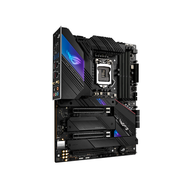 Tarjeta Madre Asus ROG Strix Z590-E Gaming WIFI, 10-11 Gen Intel, DDR4 5333Mhz OC, ATX, Quad M.2, Aura Sync