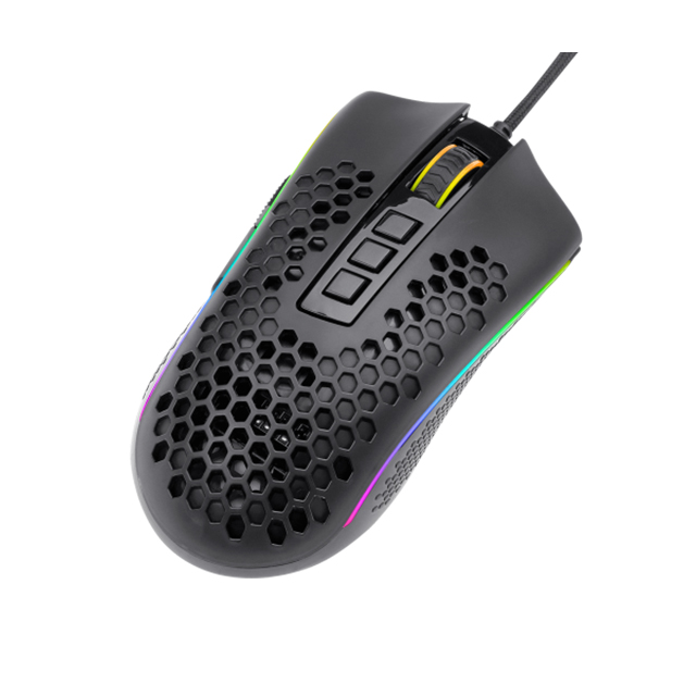 Mouse Gamer Redragon Storm Elite M988-RGB, Alámbrico, 16,000 DPI, 8 Botones Progamables, Pixart 3389 óptico