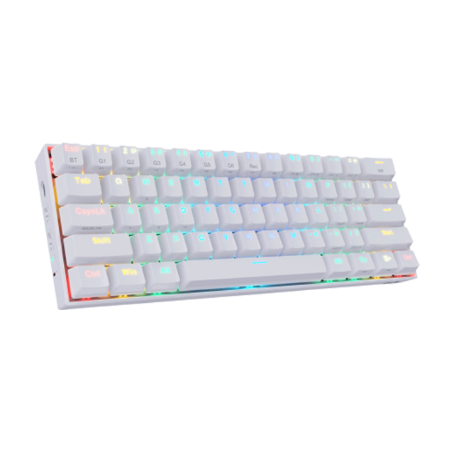 Teclado Mecanico Redragon Draconic K530W-RGB White, 60%, Switches Redragon Brown