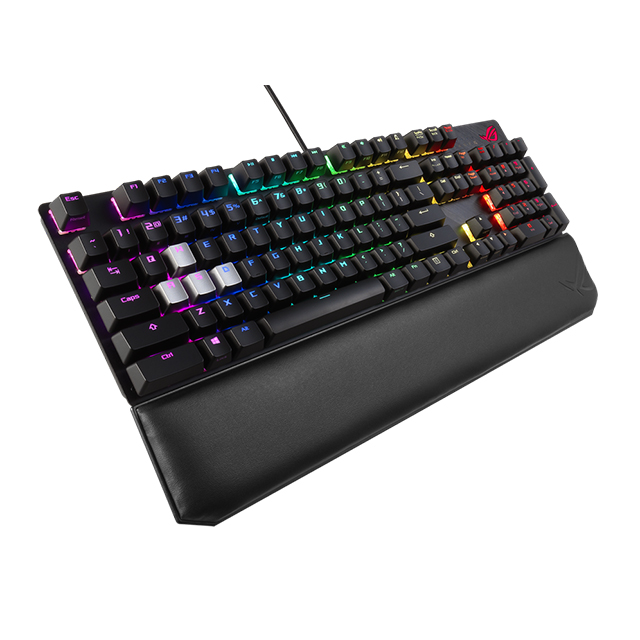 Teclado Mecanico Asus ROG Strix Scope Deluxe, Cherry MX Red, Aura Sync, Ingles - XA04 STRIX SCOPE DX/RD/US