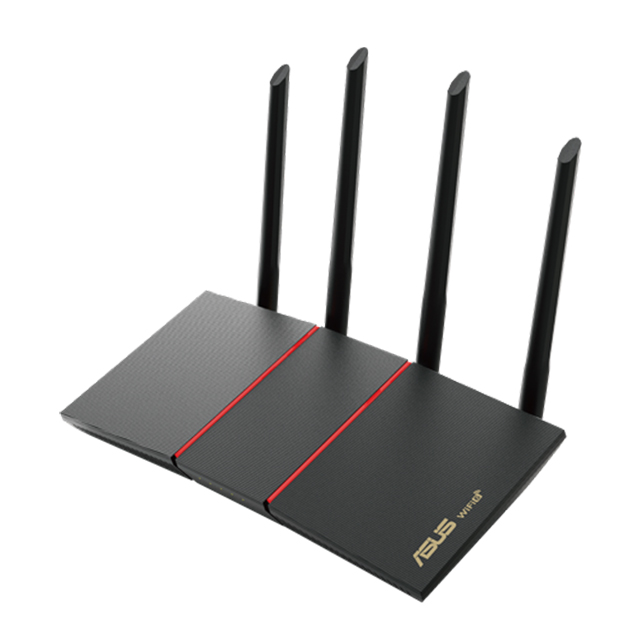 Router Asus RT-AX55, AX1800, Wi-Fi 6, Doble Banda, 2.4Ghz / 5 Ghz