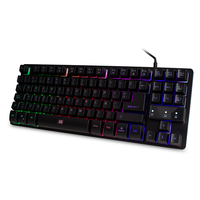 Teclado de Membrana Vorago Start The Game KB-503 TKL | Iluminacion RGB | Español