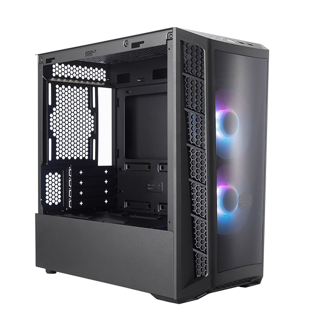 Gabinete Cooler Master MasterBox MB320L ARGB, Micro-ATX Cristal Templado, 2 Ventiladores - MCB-B320L-KGNN-S02