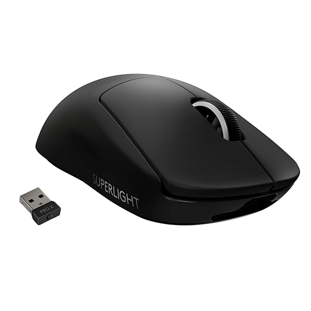 Mouse Logitech G PRO X Superlight Negro, Lightspeed, Ultra Ligero, Inalámbrico, Sensor Hero 25K - 910-005879